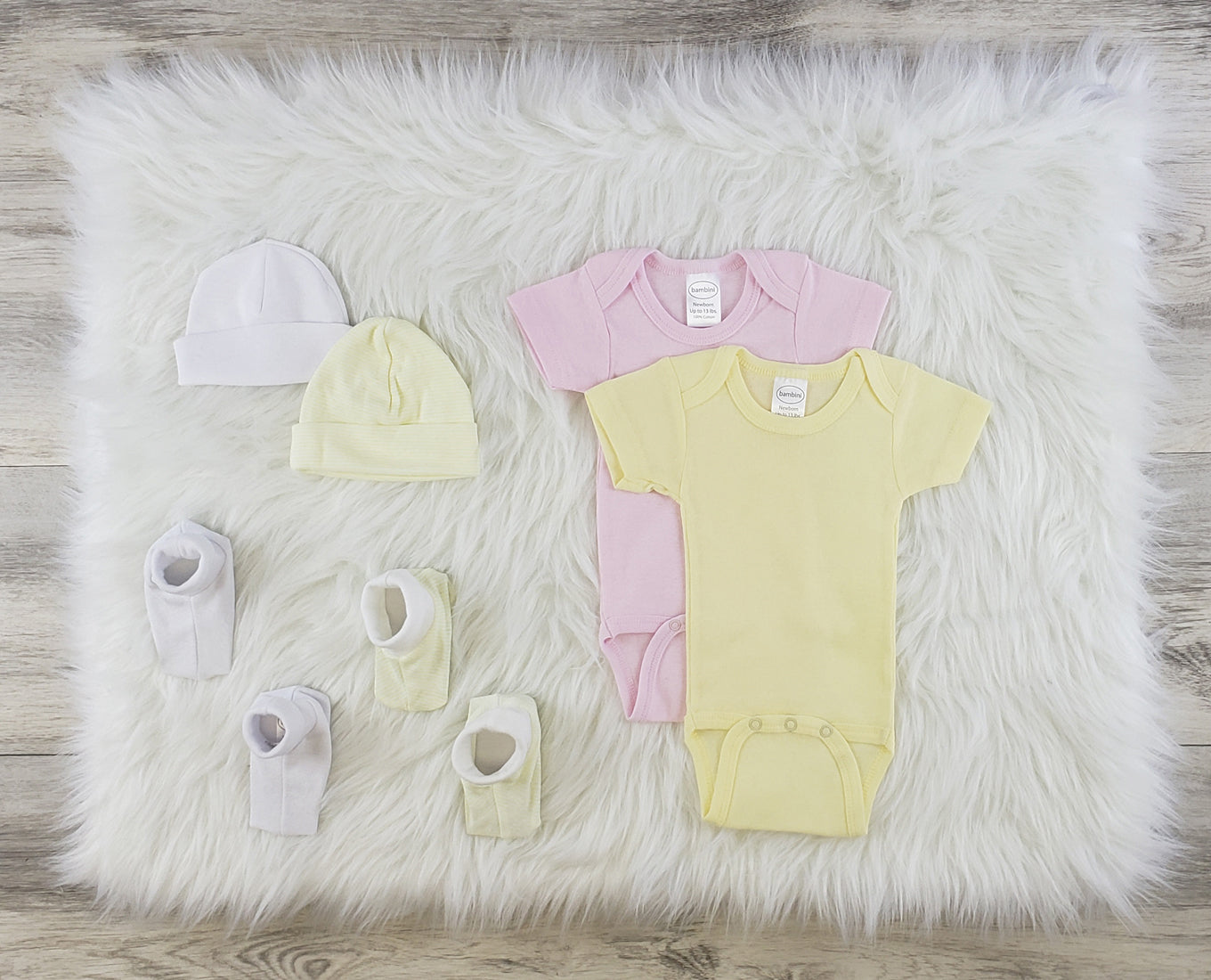 Bambini 6 Pc Layette Baby Clothes Set - BIT OF THIS BIT OF THAT