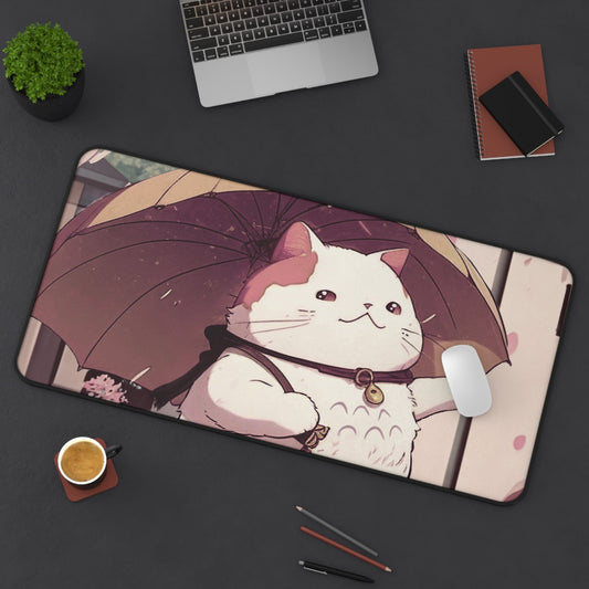 Anime Cat Desk Mat - BIT OF THIS BIT OF THAT