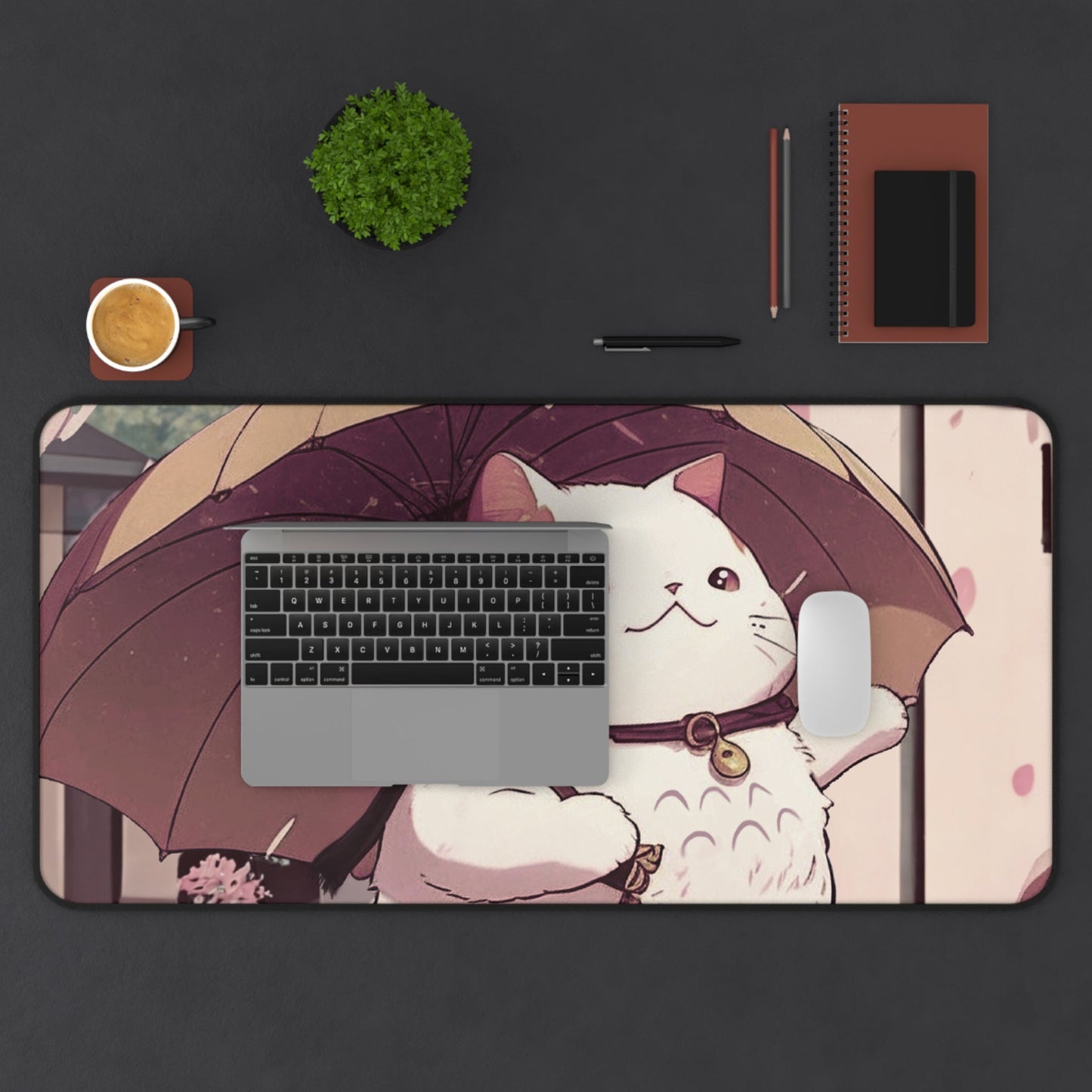 Anime Cat Desk Mat - BIT OF THIS BIT OF THAT