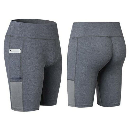 All Seasons Yoga Shorts Stretchable With Phone Pocket - BIT OF THIS BIT OF THAT