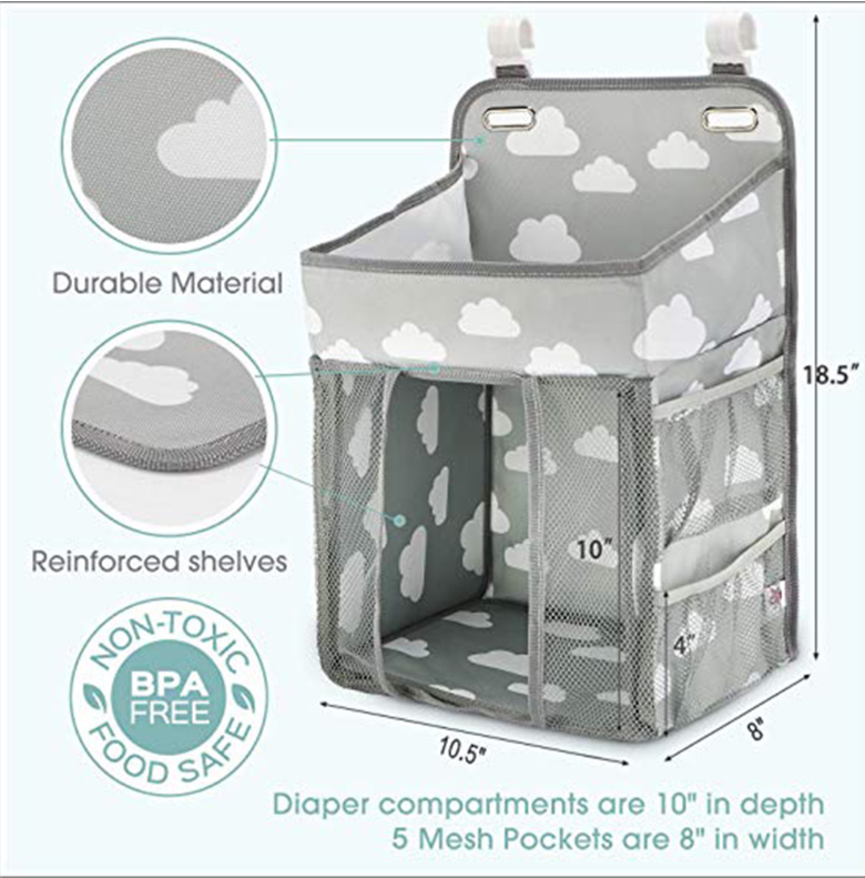 Portable Baby Crib Organizer Bed Hanging Bag - BIT OF THIS BIT OF THAT