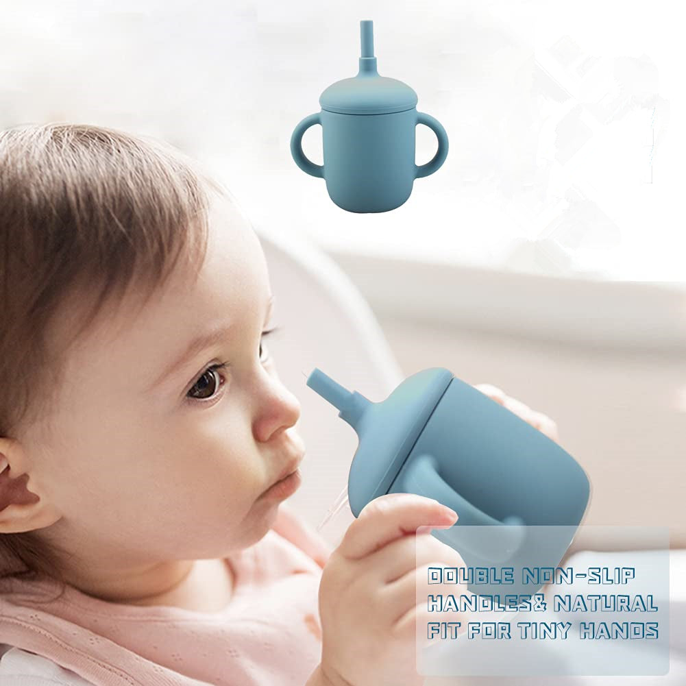 New Design Baby Feeding Cup Straw Water Bottle Sippy Cup - BIT OF THIS BIT OF THAT