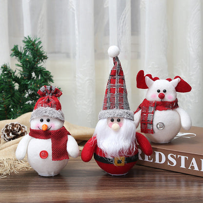 Christmas Decorations LED Santa Claus Snowman Ornaments - BIT OF THIS BIT OF THAT