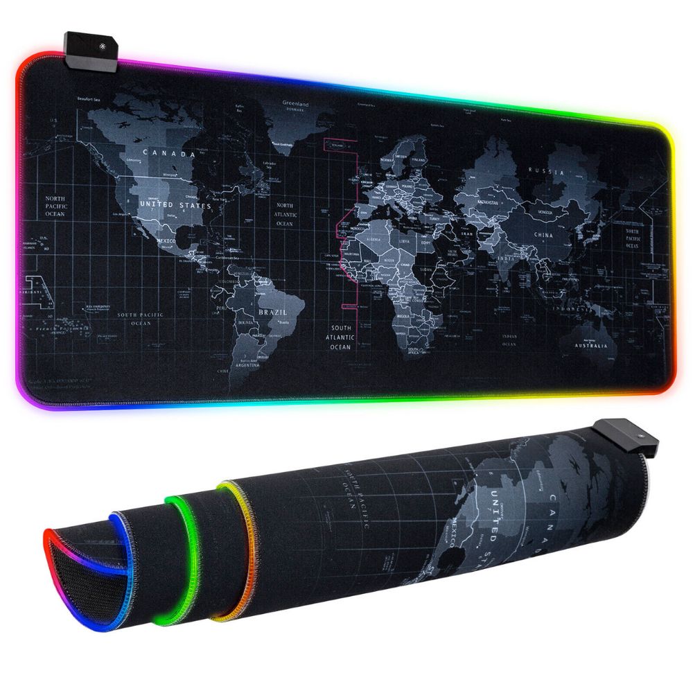 Dragon RGB Gaming Mouse Pad World Map - BIT OF THIS BIT OF THAT