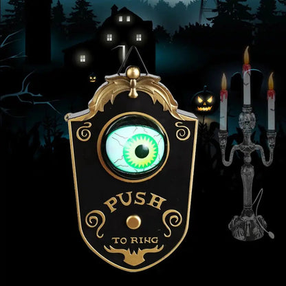 One-Eyed Glowing Halloween Doorbell Prop - BIT OF THIS BIT OF THAT