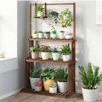 3 Tier Wooden Plant Home Decor Stand - BIT OF THIS BIT OF THAT