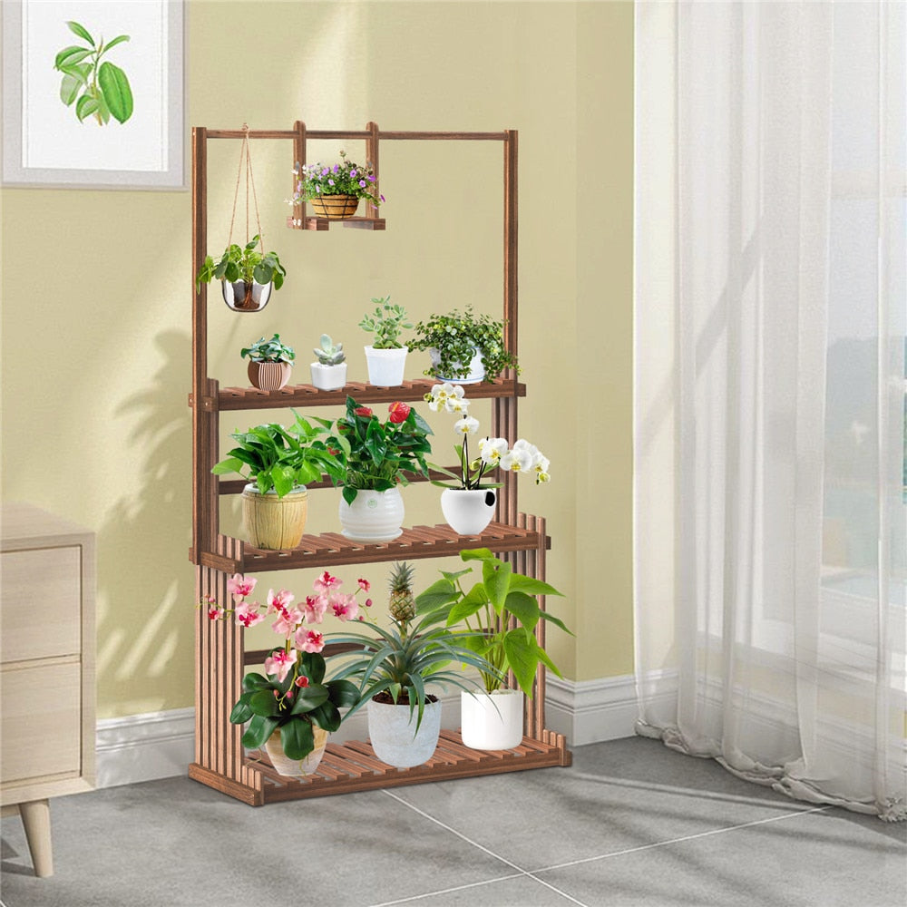 3 Tier Wooden Plant Home Decor Stand - BIT OF THIS BIT OF THAT