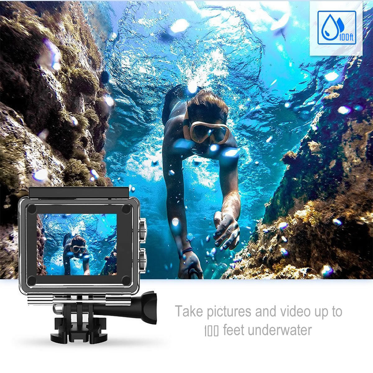 4K  Waterproof All Digital UHD WiFi Camera + RF Remote And Accessories - BIT OF THIS BIT OF THAT