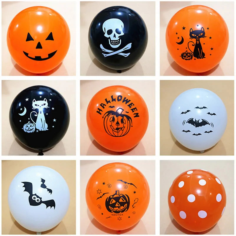 10 Pieces Halloween Decor Balloon - BIT OF THIS BIT OF THAT