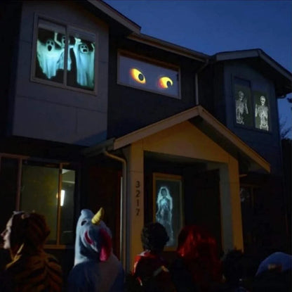 Halloween Holographic Projection Window Display - BIT OF THIS BIT OF THAT