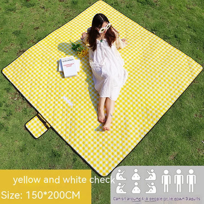 Ultrasonic Picnic Mat Thickened Waterproof Beach Blanket Camping Tent