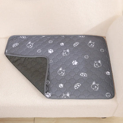 Dog Pee Pad Blanket Reusable Absorbent Diaper Washable Puppy Training