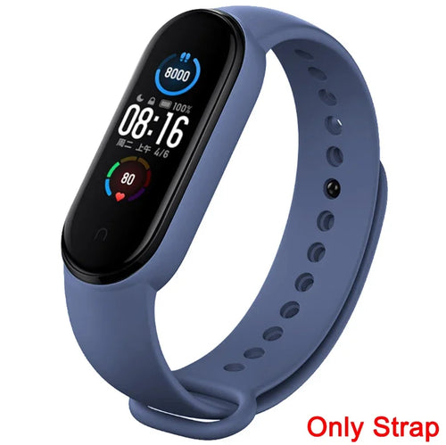 Strap for Xiaomi Mi Band 3 4 5 6 7 Sport Bracelet Silicone Wrist Strap - BIT OF THIS BIT OF THAT