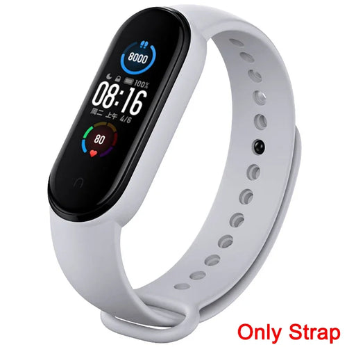 Strap for Xiaomi Mi Band 3 4 5 6 7 Sport Bracelet Silicone Wrist Strap - BIT OF THIS BIT OF THAT