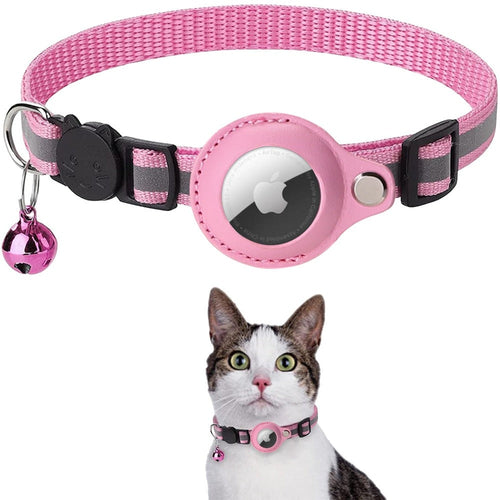 Reflective Airtag Case Collar for Cats and Dogs - BIT OF THIS BIT OF THAT