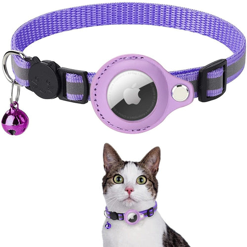 Reflective Airtag Case Collar for Cats and Dogs - BIT OF THIS BIT OF THAT