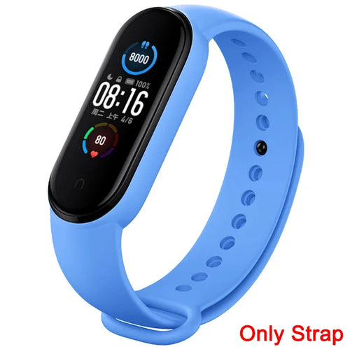 Strap for Xiaomi Mi Band 3 4 5 6 7 Sport Bracelet Silicone Wrist Strap - BIT OF THIS BIT OF THAT