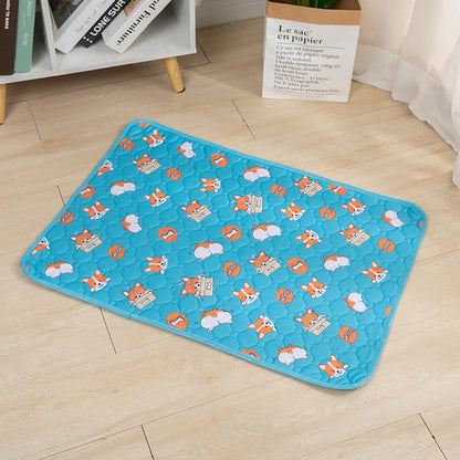 Dog Pee Pad Blanket Reusable Absorbent Diaper Washable Puppy Training