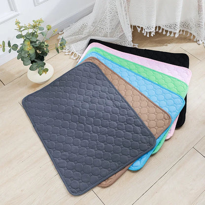 Dog Pee Pad Blanket Reusable Absorbent Diaper Washable Puppy Training