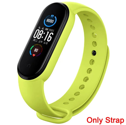 Strap for Xiaomi Mi Band 3 4 5 6 7 Sport Bracelet Silicone Wrist Strap - BIT OF THIS BIT OF THAT