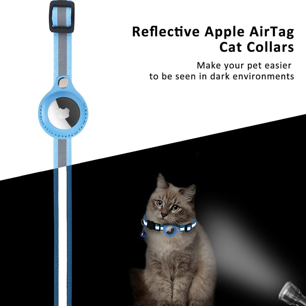 Reflective Airtag Case Collar for Cats and Dogs - BIT OF THIS BIT OF THAT