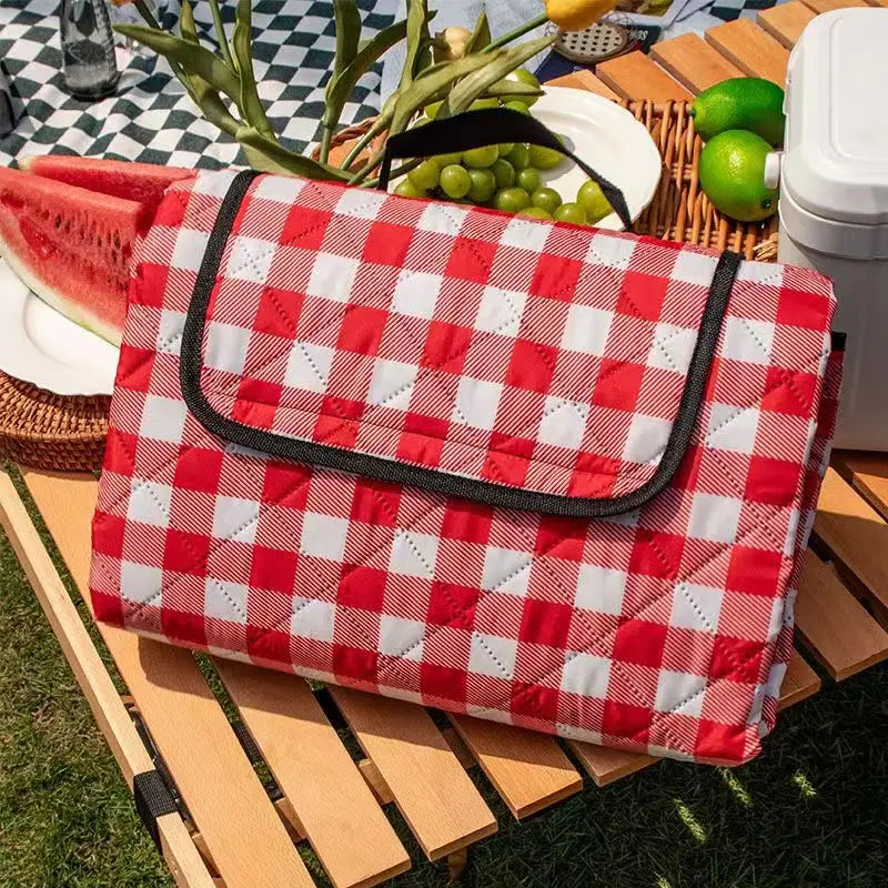 Ultrasonic Picnic Mat Thickened Waterproof Beach Blanket Camping Tent