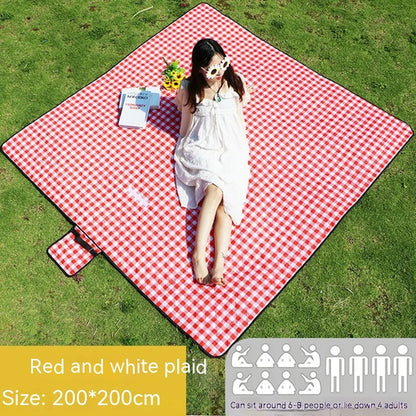 Ultrasonic Picnic Mat Thickened Waterproof Beach Blanket Camping Tent