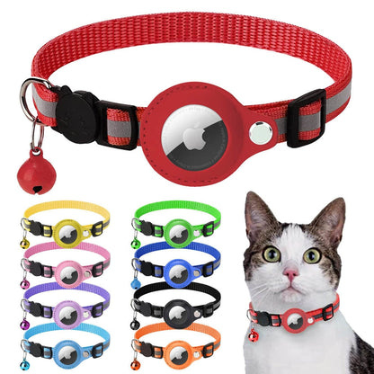 Reflective Airtag Case Collar for Cats and Dogs - BIT OF THIS BIT OF THAT