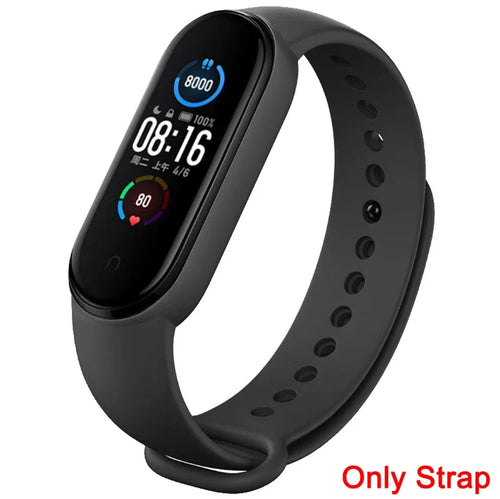 Strap for Xiaomi Mi Band 3 4 5 6 7 Sport Bracelet Silicone Wrist Strap - BIT OF THIS BIT OF THAT