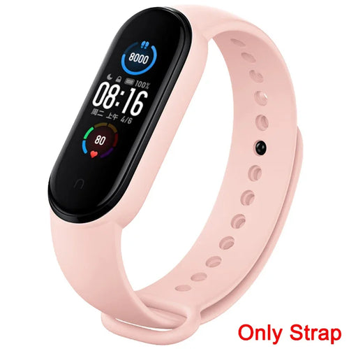 Strap for Xiaomi Mi Band 3 4 5 6 7 Sport Bracelet Silicone Wrist Strap - BIT OF THIS BIT OF THAT