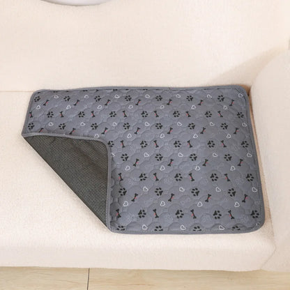 Dog Pee Pad Blanket Reusable Absorbent Diaper Washable Puppy Training