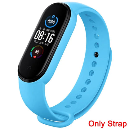 Strap for Xiaomi Mi Band 3 4 5 6 7 Sport Bracelet Silicone Wrist Strap - BIT OF THIS BIT OF THAT