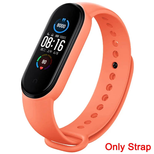 Strap for Xiaomi Mi Band 3 4 5 6 7 Sport Bracelet Silicone Wrist Strap - BIT OF THIS BIT OF THAT