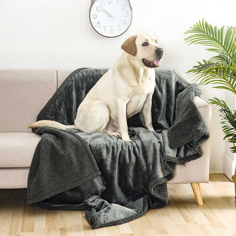 Waterproof Pet Blanket Liquid Pee Proof Dog Blanket for Sofa Bed