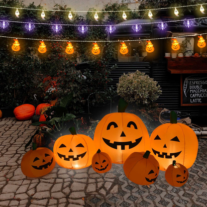 Home Decor LED Pumpkin Lights Halloween String Lights - BIT OF THIS BIT OF THAT