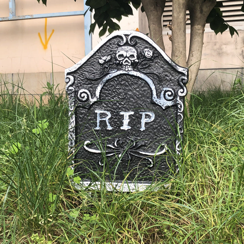 Halloween Party Decoration Plastic Tombstone - BIT OF THIS BIT OF THAT