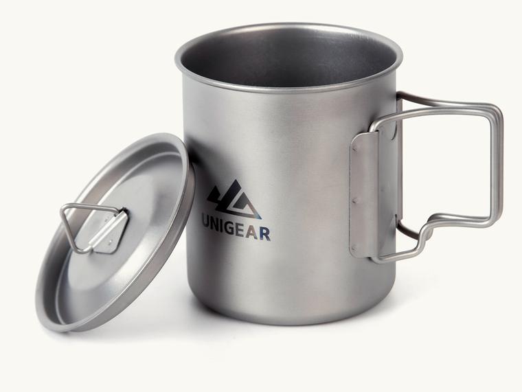 100% Titanium Camping Cup 450ml - BIT OF THIS BIT OF THAT