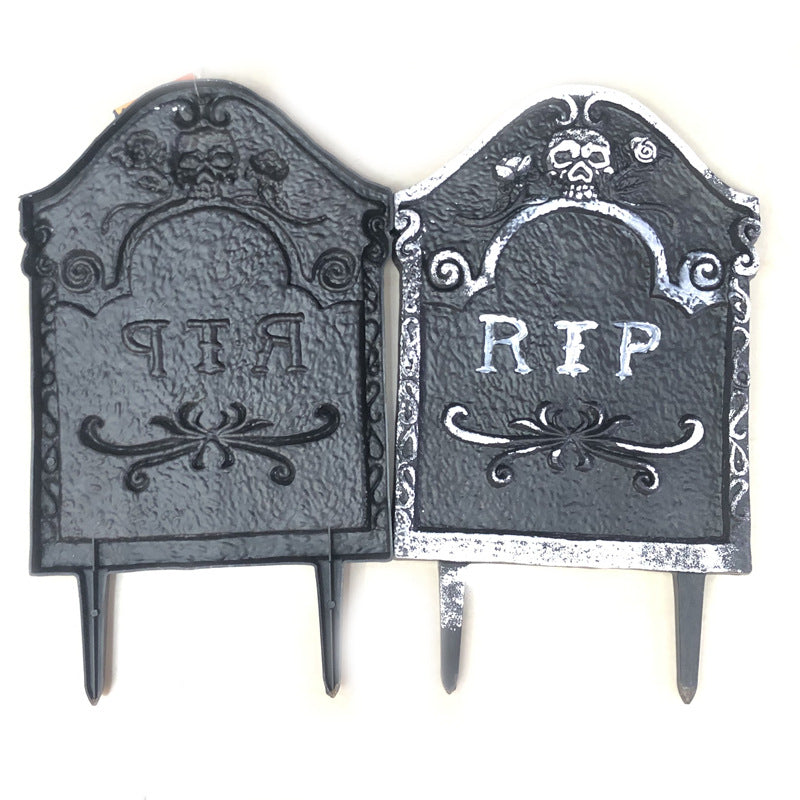 Halloween Party Decoration Plastic Tombstone - BIT OF THIS BIT OF THAT