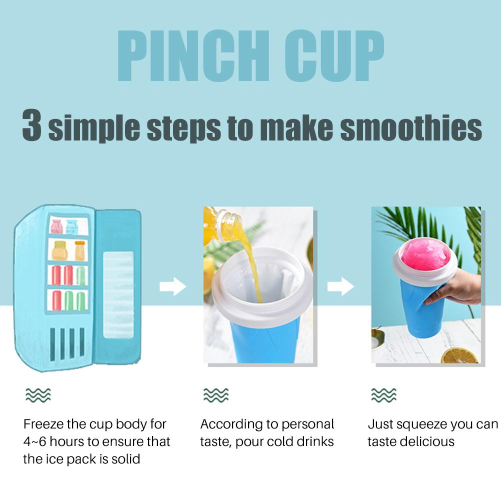 Slushy Maker Portable Travel Ice Cup Homemade Freeze Drinks Cup - BIT OF THIS BIT OF THAT