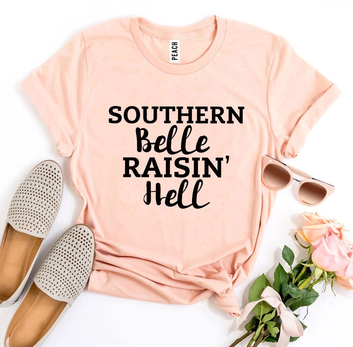 Southern Belle Raisin’ Hell T-shirt - BIT OF THIS BIT OF THAT