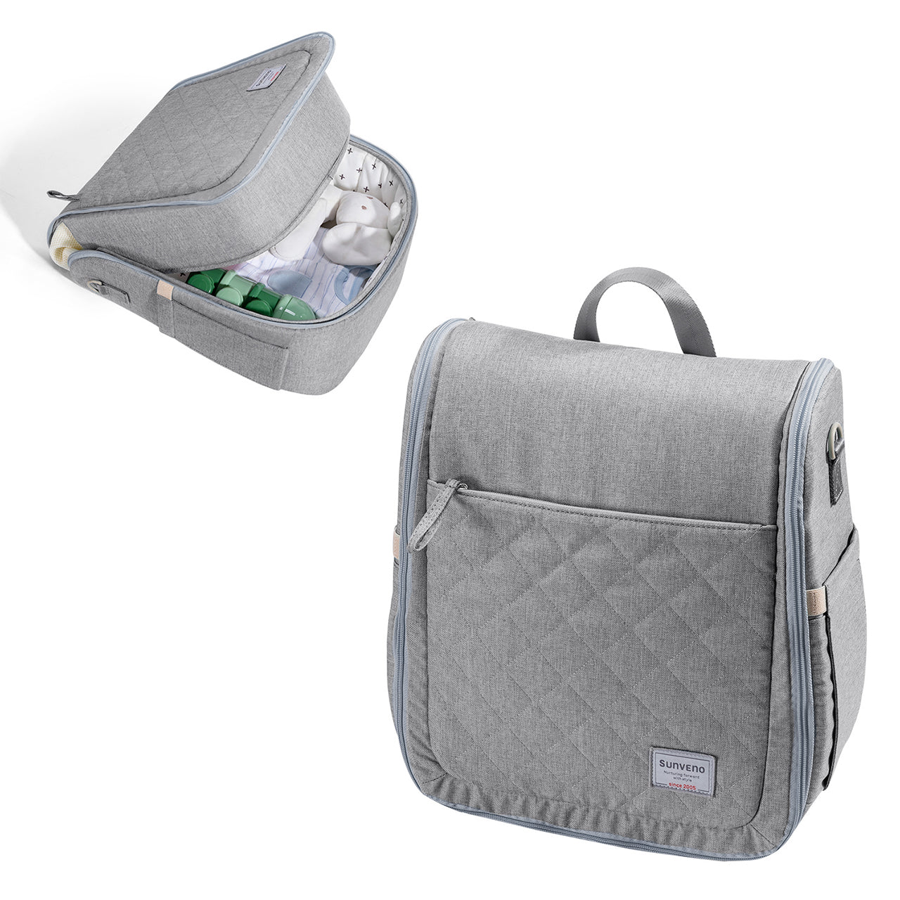 Portable Baby Diaper Bag Backpack with Changing Pad - BIT OF THIS BIT OF THAT