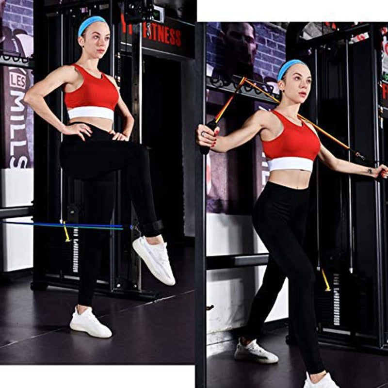 11Pcs Fitness Equipment Resistance Band Set - BIT OF THIS BIT OF THAT