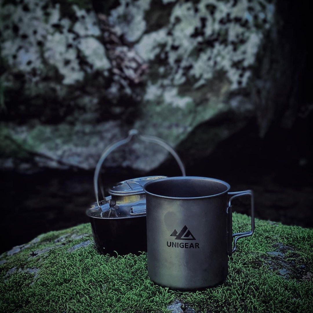 100% Titanium Camping Cup 450ml - BIT OF THIS BIT OF THAT