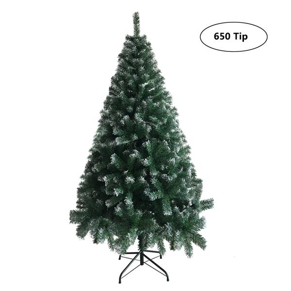 6FT Iron Leg White PVC 650 Branches Christmas Tree - BIT OF THIS BIT OF THAT