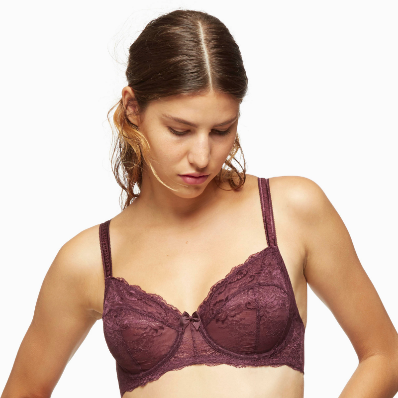 Blush Harlow Full Figure Lace Unlined Bra - BIT OF THIS BIT OF THAT