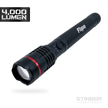 Stinger™ Tactical 4,000 Lumen Rechargeable Flashlight - BIT OF THIS BIT OF THAT